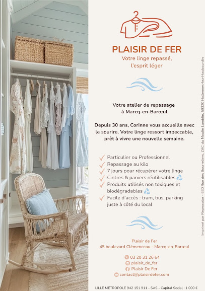 Plaisir De Fer, Pressing à Marcq-en-Barœul